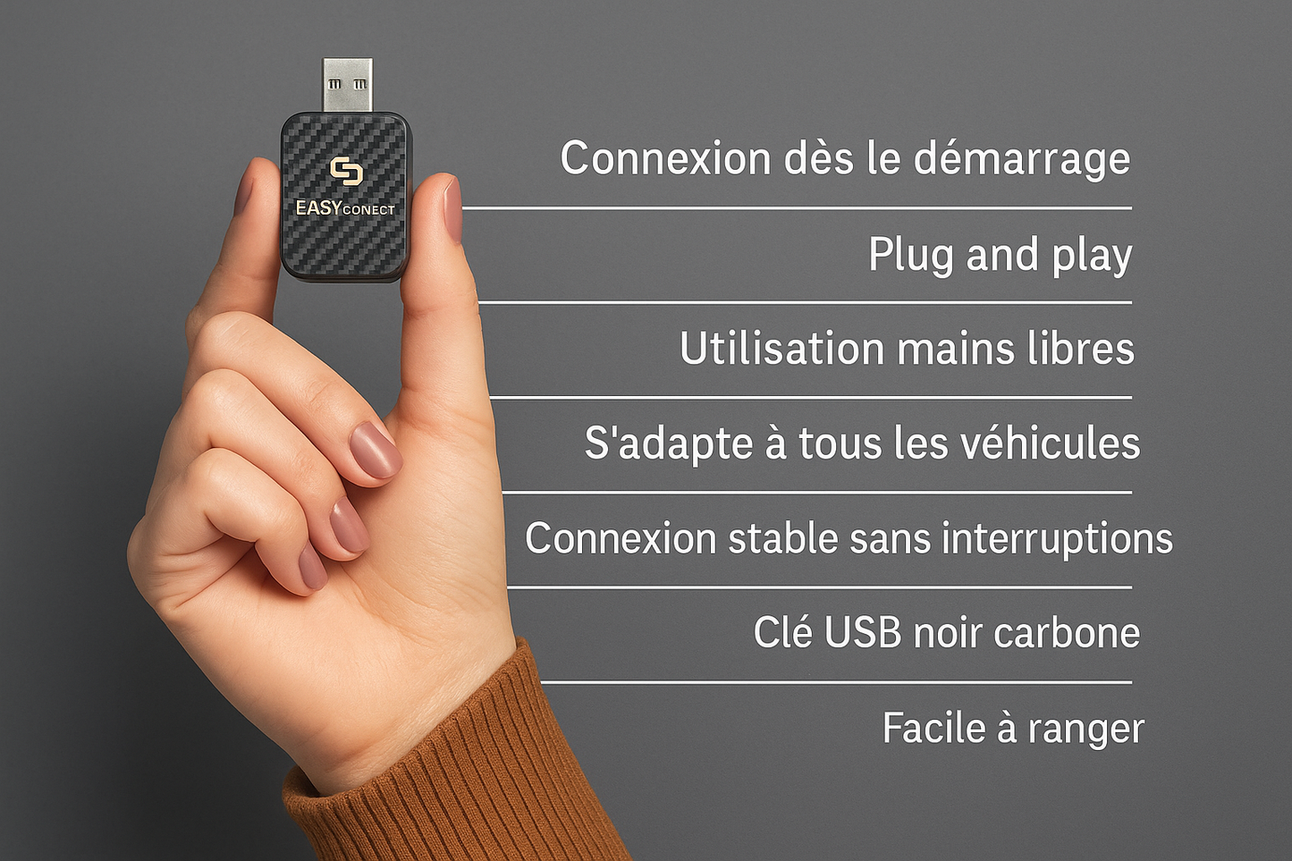 Clé CarPlay par Ez Connect